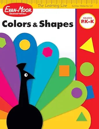 Learning Line: Colors and Shapes, Prek - Kindergarten Workbook