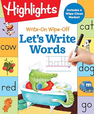 Let's Write Words (Write-On Wipe-Off)