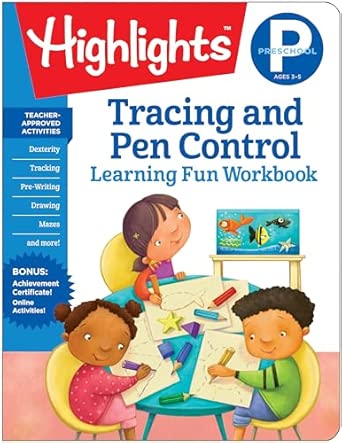 Preschool Tracing and Pen Control: Highlights Hidden Pictures (Highlights Learning Fun Workbooks)