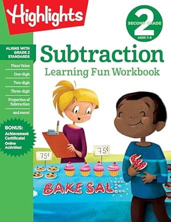 Second Grade Subtraction (Highlights Learning Fun Workbooks)