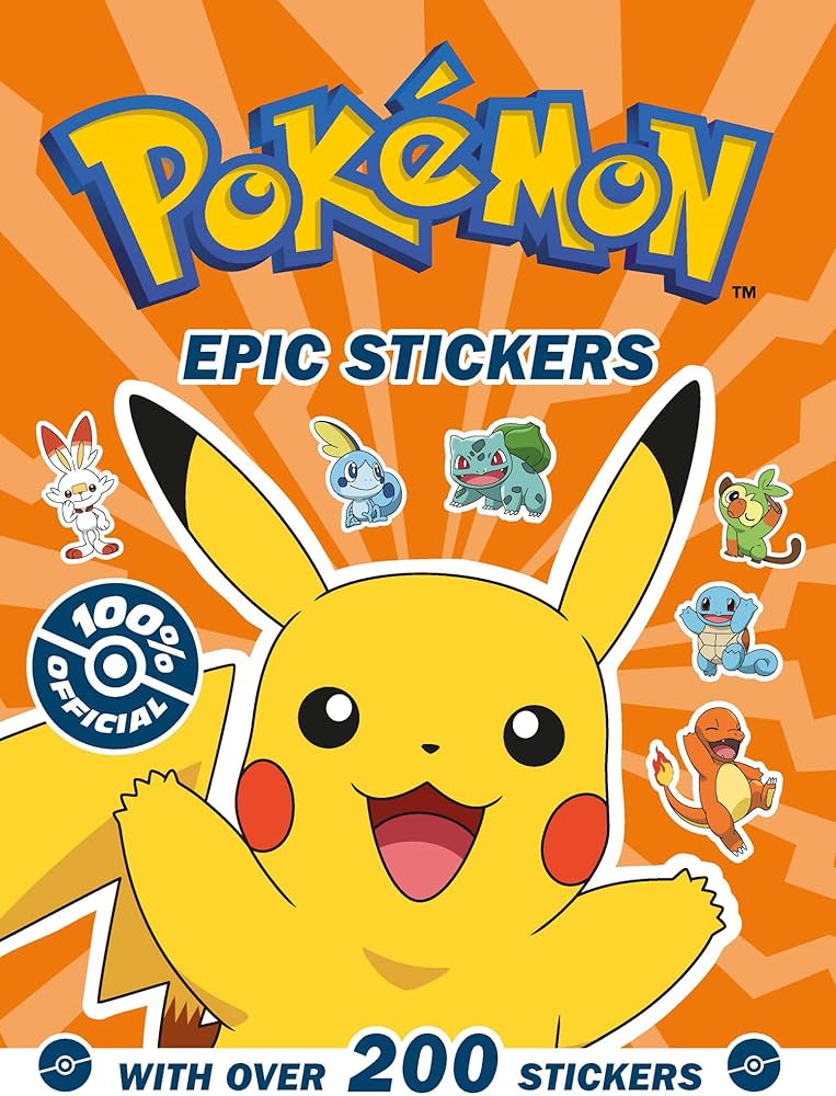 Pokémon Epic stickers: NEW for 2022 Best Sticker Activity for Pokémon fans