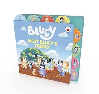 Bluey: Meet Bluey's Family: Tabbed Board Book