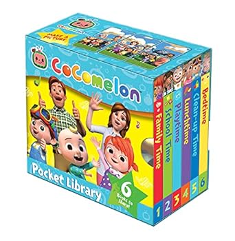 CoComelon Pocket Library: 6 little illustrated board books