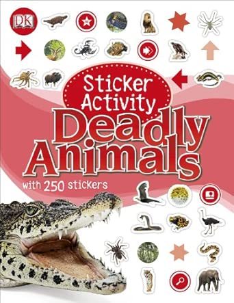 Sticker Activity Deadly Animals: Sticker Activity Book