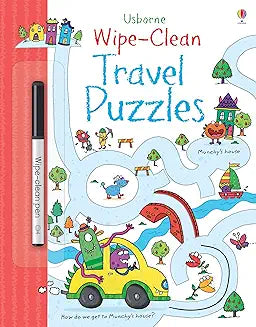 Wipe-Clean: Travel Puzzles