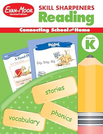 Skill Sharpeners: Reading, Grade Kindergarten Workbook