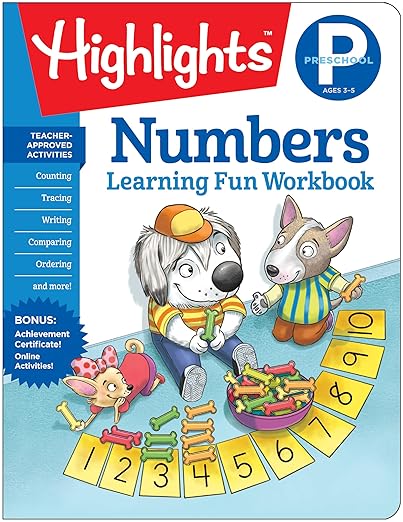 Preschool Numbers: Highlights Hidden Pictures (Highlights Learning Fun Workbooks)