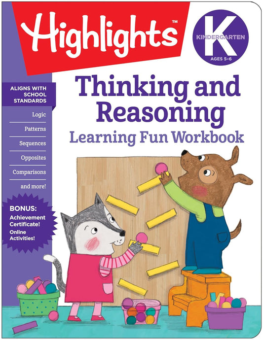 Kindergarten Thinking and Reasoning: Highlights Hidden Pictures (Highlights Learning Fun Workbooks)