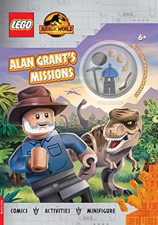 LEGO® Jurassic World™: Alan Grant’s Missions: Activity Book with Alan Grant minifigure (LEGO® Minifigure Activity)