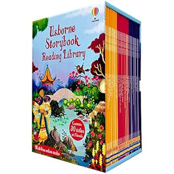 Usborne Storybook Reading Library 30 Books Collection Boxed Set (Level 1 Beginner Reader, Level 2 Developing Reader & Level 3 Confident Reader) With Free Online Audio