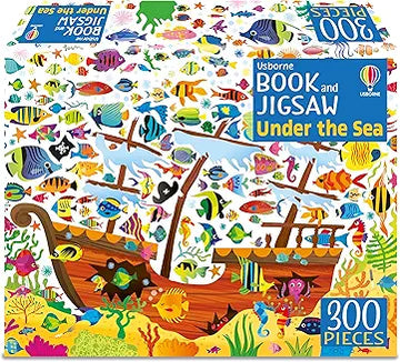 Book and Jigsaw Under the Sea