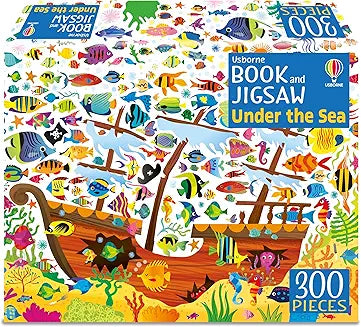 Book and Jigsaw Under the Sea