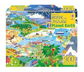 Book and Jigsaw Planet Earth