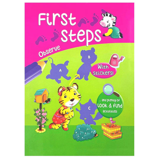 First Steps Counting Observe with Sticker and plenty of look & find activities - Ages 0-3 - Paperback