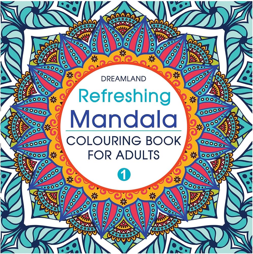 Refreshing Mandala- Colouring Book for Adults Book 1