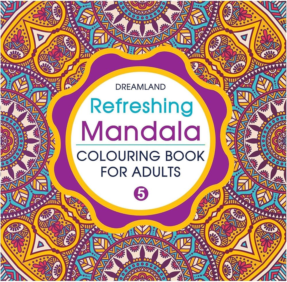 Refreshing Mandala - Colouring Book for Adults Book 5