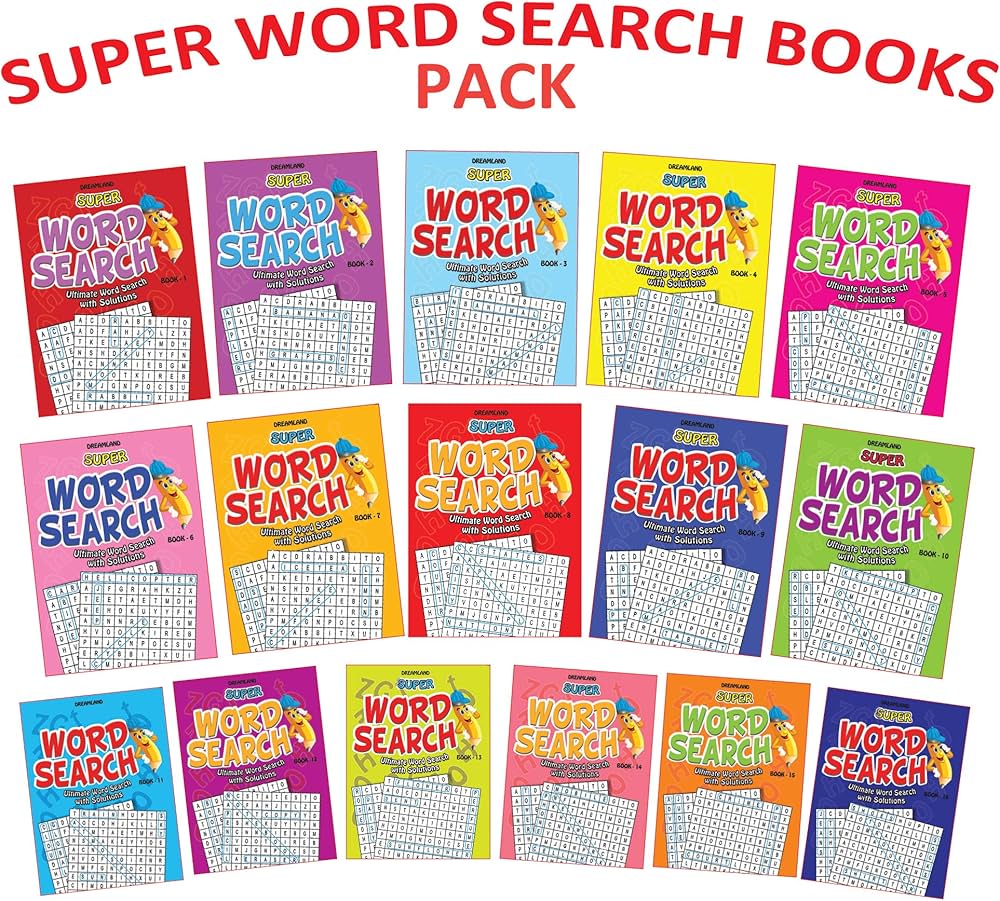 Super Word Search Part - Pack (16 Titles)