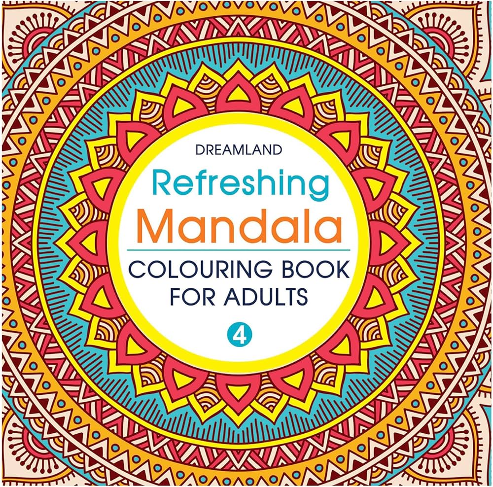 Refreshing Mandala - Colouring Book for Adults Book 4