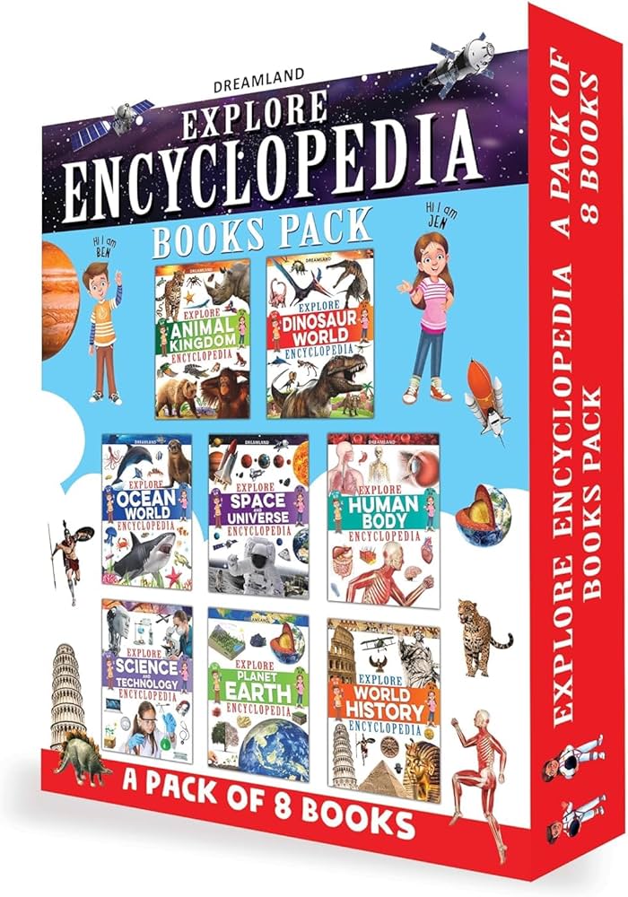 Explore Encyclopedia Books Pack - A Set of 8 Books