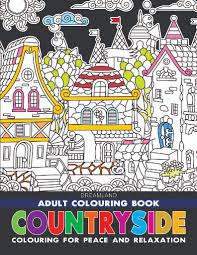 Countryside- Colouring Book for Adults