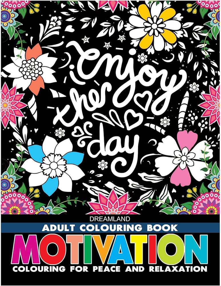 Motivation- Colouring Book for Adults