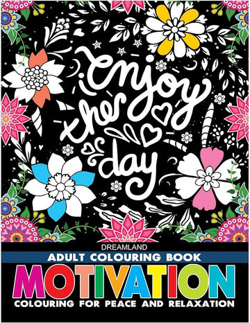 Motivation- Colouring Book for Adults