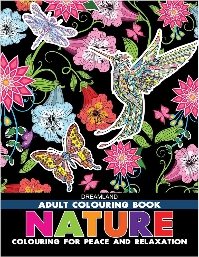 Nature- Colouring Book for Adults