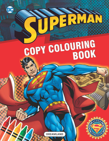 Superman Copy Colouring Book