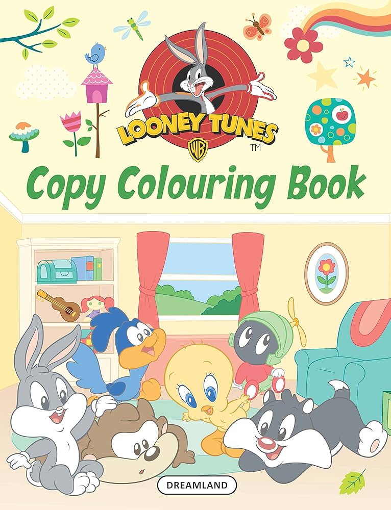 Looney Tunes Copy Colouring Book