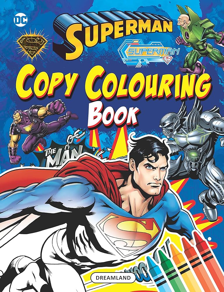 Superman Copy Colouring Book " Paperback "