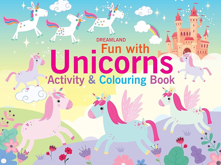 Fun with Unicorns Activity & Colouring